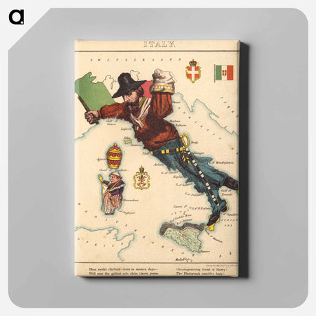アートパネル-Italy
 - ボストン公共図書館 Canvas.