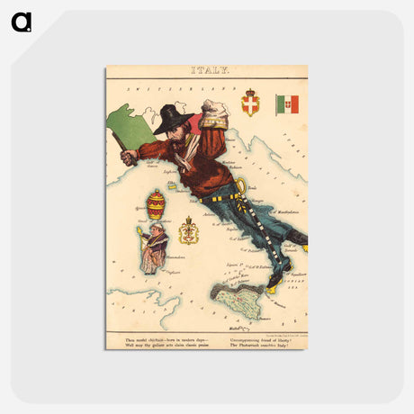 アートポストカード-Italy
 - ボストン公共図書館 Postcard.