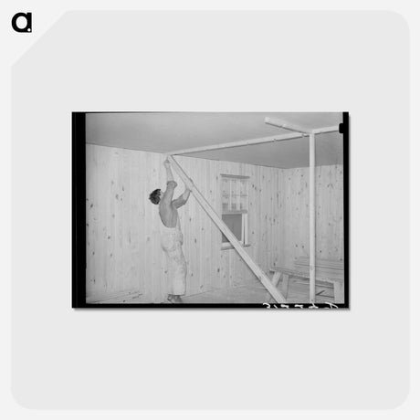 アートポストカード-House Erection
 - ラッセル リー Postcard.
