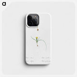 Ixia recurva 2. Ixia filifolia illustration from Les liliacées - Pierre-Joseph Redouté Phone Case.