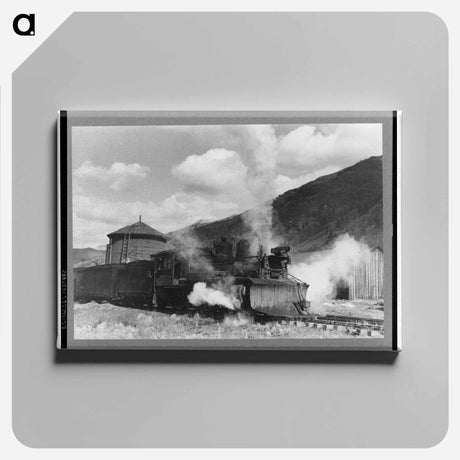アートパネル-Farmer Pitching Pea Vines
 - ラッセル リー Canvas.