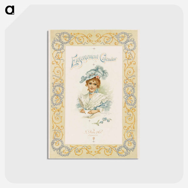 アートポストカード-Engagement Calendar
 - ボストン公共図書館 Postcard.