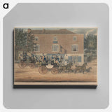 アートパネル-Coaching: The Birmingham Tally-Ho! Coaches Passing the Crown at Holloway
 - イェール大学アートギャラリー Canvas.