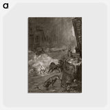 アートポストカード-Hungry Dogs
 - ボストン公共図書館 Postcard.