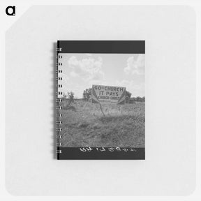 アートメモ帳-Georgia road sign - ドロテア ラング Memo.
