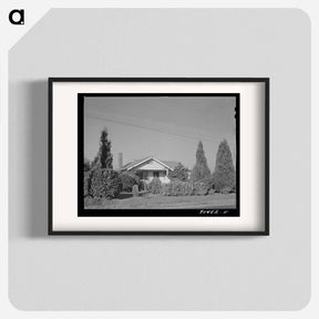 アートポスター-Suburban House, Portland
 - ラッセル リー Poster.