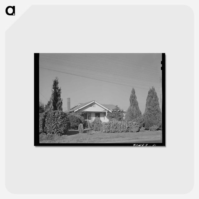 アートポストカード-Suburban House, Portland
 - ラッセル リー Postcard.