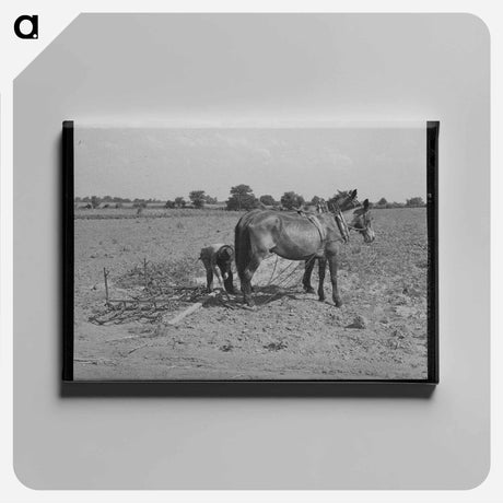 アートパネル-Migrant Family's Table
 - ラッセル リー Canvas.