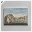 アートパネル-The taking of Porto Bello by Vice Admiral Vernon
 - イェール大学アートギャラリー Canvas.