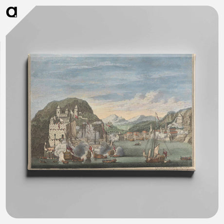 アートパネル-The taking of Porto Bello by Vice Admiral Vernon
 - イェール大学アートギャラリー Canvas.