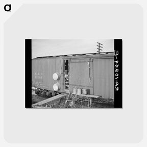アートポストカード-Boxcar Home
 - ラッセル リー Postcard.
