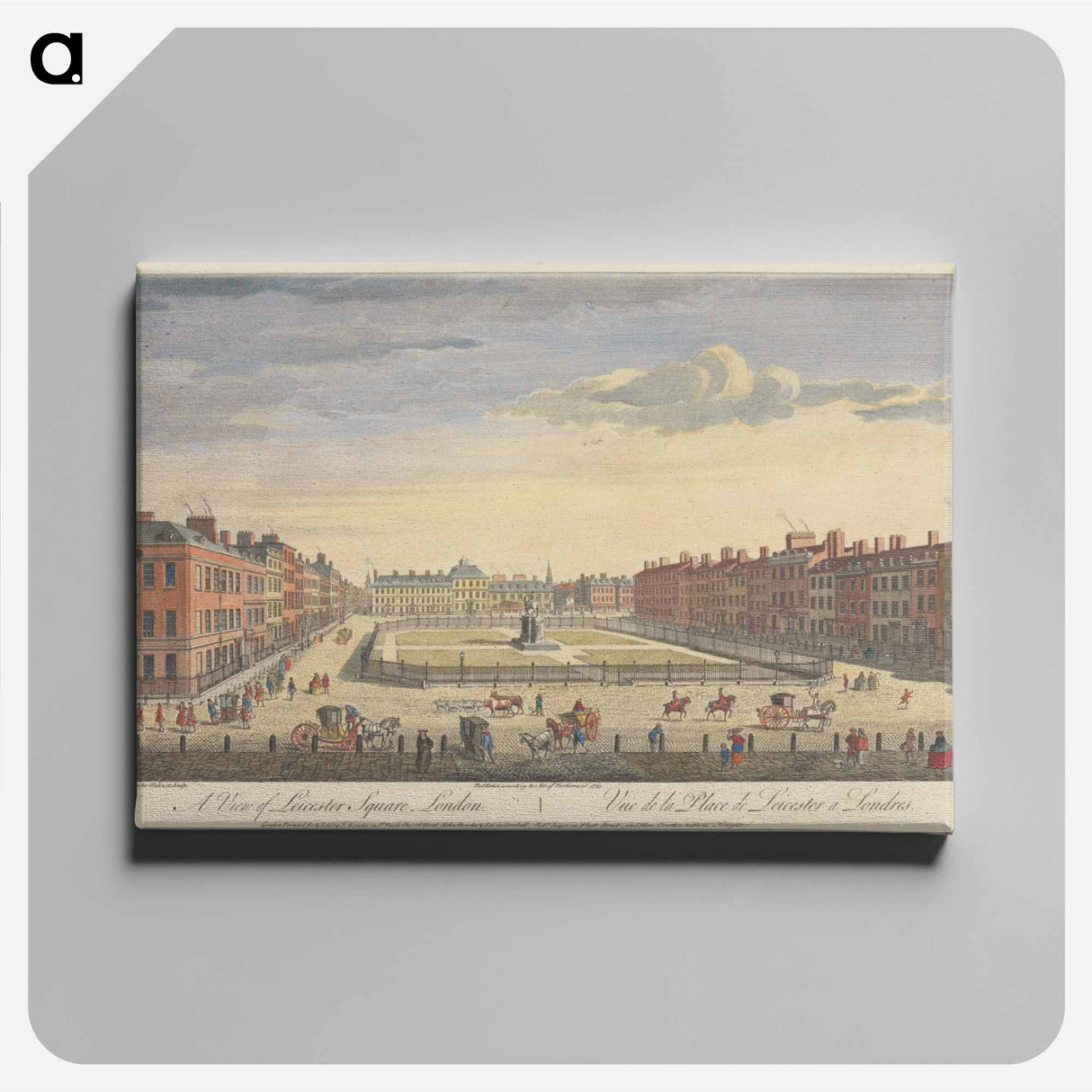 アートパネル-A View of Leicester Square, London
 - イェール大学アートギャラリー Canvas.