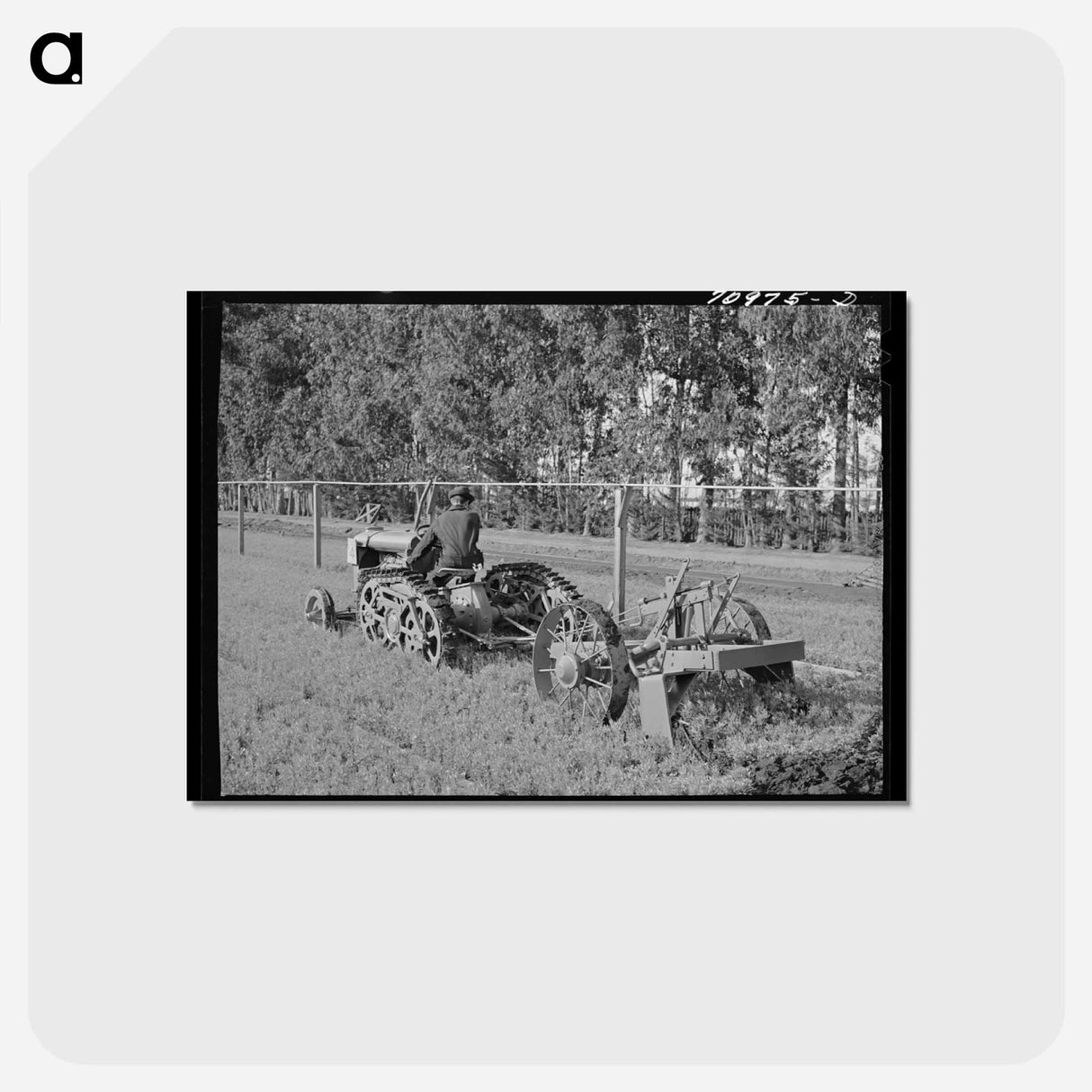 アートポストカード-Guayule Nursery Digger
 - ラッセル リー Postcard.