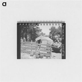 アートメモ帳-Shelter in one of the large shacktown communities around Yakima - ドロテア ラング Memo.