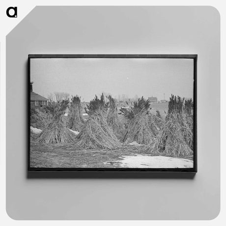 アートパネル-Lake Dick Cooperative Repair
 - ラッセル リー Canvas.