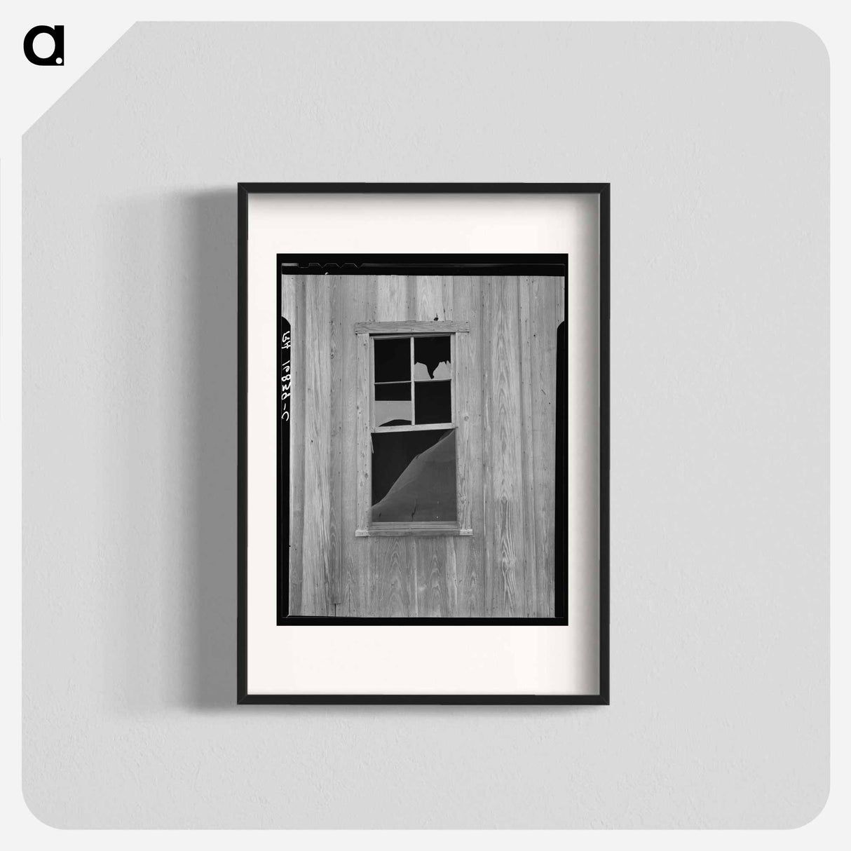 Abandoned shack of a tenant farmer near Roscoe, Texas - Dorothea Lange Poster.