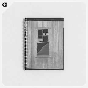アートメモ帳-Abandoned shack of a tenant farmer near Roscoe, Texas - ドロテア ラング Memo.