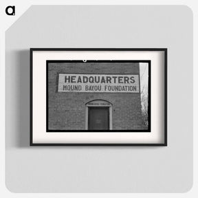 アートポスター-Mound Bayou Headquarters
 - ラッセル リー Poster.