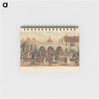 アートメモ帳-Racing [set of four]: 1. Subscription Rooms at Newmarket
Title: **Racing**
 - イェール大学アートギャラリー Memo.