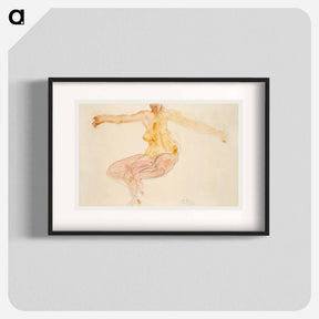 アートポスター-Nude woman dancing sensually
 - イェール大学アートギャラリー Poster.