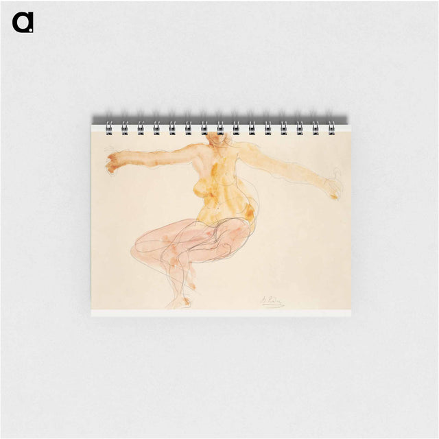 アートメモ帳-Nude woman dancing sensually
 - イェール大学アートギャラリー Memo.