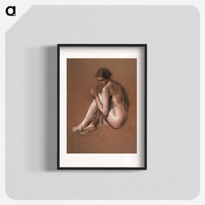 アートポスター-Seated nude female figure
 - イェール大学アートギャラリー Poster.