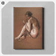 アートパネル-Seated nude female figure
 - イェール大学アートギャラリー Canvas.