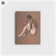アートメモ帳-Seated nude female figure
 - イェール大学アートギャラリー Memo.