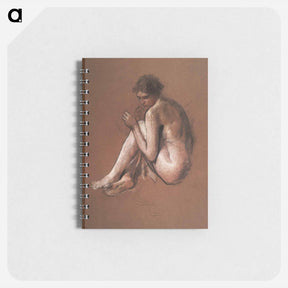 アートメモ帳-Seated nude female figure
 - イェール大学アートギャラリー Memo.