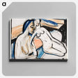 アートパネル-Two Seated Women in Studio
 - イェール大学アートギャラリー Canvas.