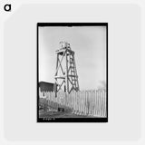 アートポストカード-Bell on Old Plantation
 - ラッセル リー Postcard.