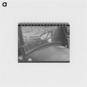 アートメモ帳-The Windshield of a Migratory Agricultural Laborer's Car - ドロテア ラング Memo.