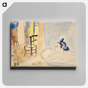 アートパネル-Reclining Nude
 - イェール大学アートギャラリー Canvas.