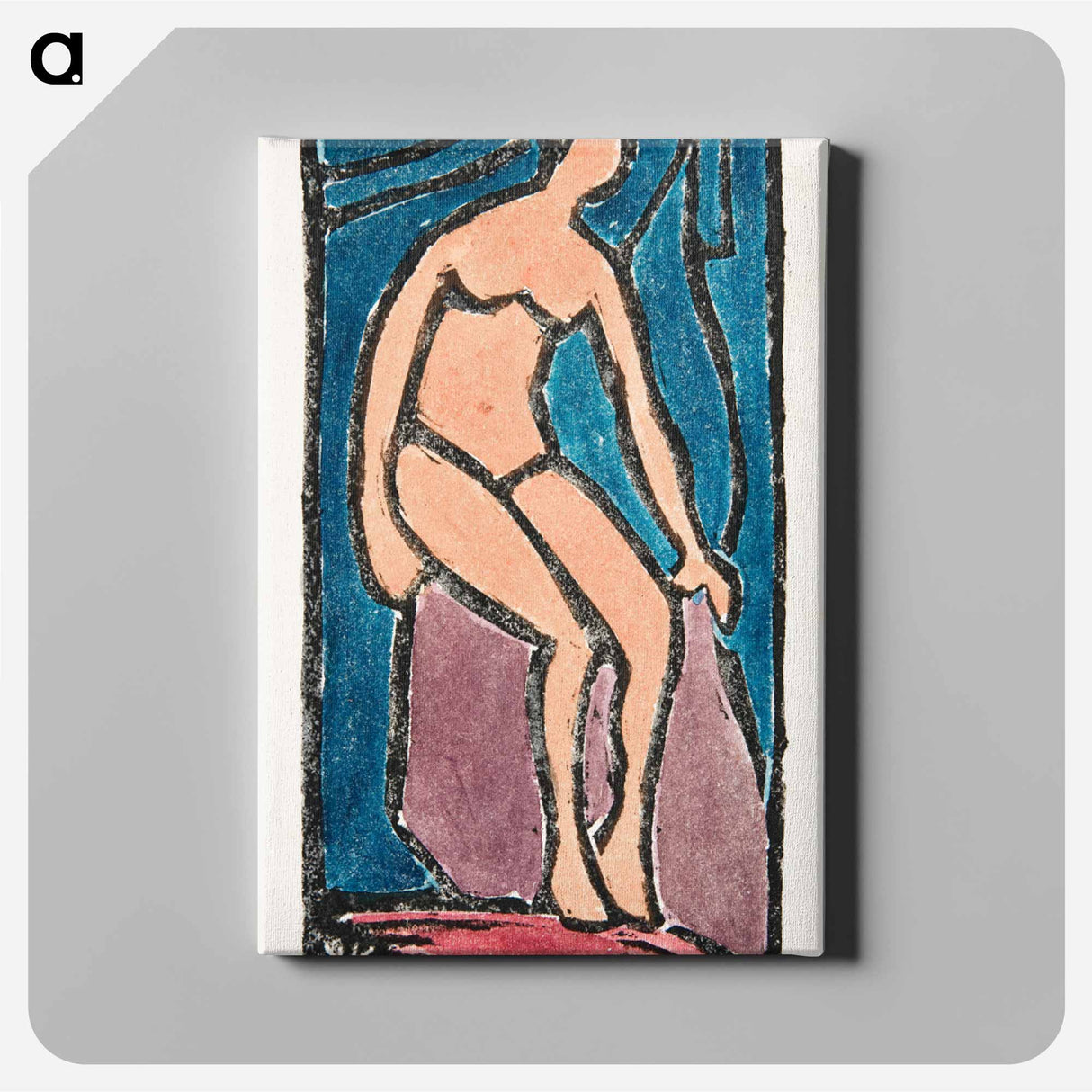 アートパネル-Seated Nude
 - イェール大学アートギャラリー Canvas.