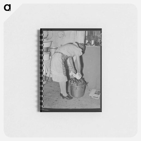 アートメモ帳-Marriage. Home of farm couple living near Jefferson, Texas
 - ラッセル リー Memo.