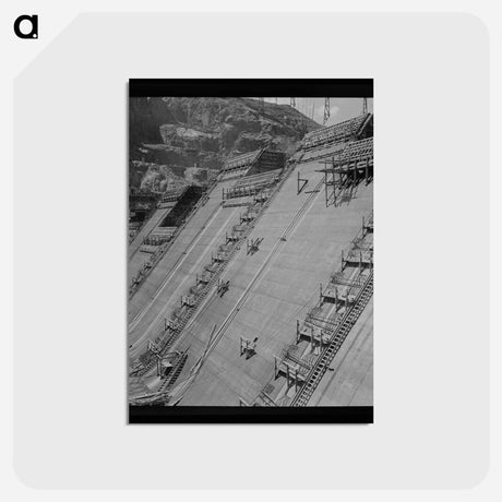 アートポストカード-Shasta Dam Under Construction
 - ラッセル リー Postcard.