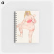 アートメモ帳-Naked woman. Study of nude (standing, right leg elevated supporting right arm)
 - イェール大学アートギャラリー Memo.