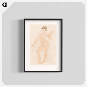 アートポスター-Nude, Right Knee Flexed
 - イェール大学アートギャラリー Poster.