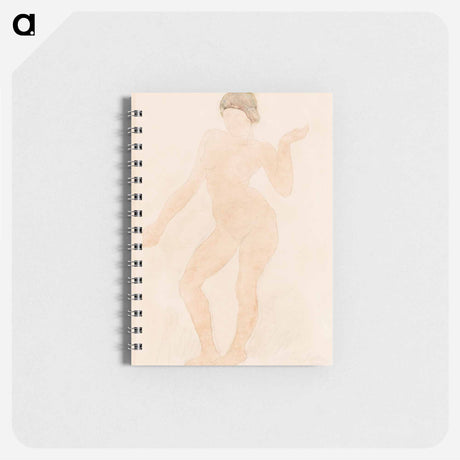 アートメモ帳-Nude, Right Knee Flexed
 - イェール大学アートギャラリー Memo.