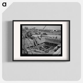 アートポスター-Sewage Disposal Plant Excavation
 - ラッセル リー Poster.