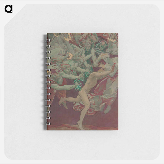 アートメモ帳-Study for the Museum of Fine Arts, Boston, Murals: Orestes and the Furies
 - イェール大学アートギャラリー Memo.