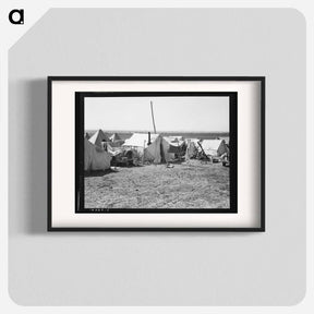 アートポスター-Contractors camp for pea pickers - ドロテア ラング Poster.