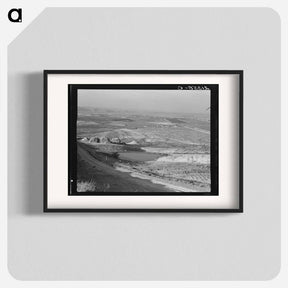 アートポスター-Looking across the Malheur Valley from Lincoln Bench - ドロテア ラング Poster.