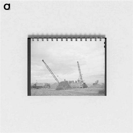 アートメモ帳-Workman at Shasta Dam
 - ラッセル リー Memo.