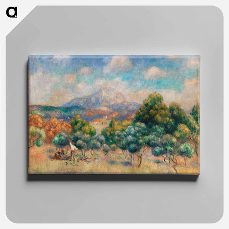 アートパネル-Mount of Sainte-Victoire
 - イェール大学アートギャラリー Canvas.