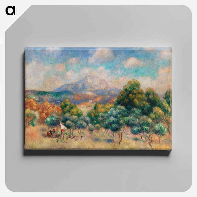 アートパネル-Mount of Sainte-Victoire
 - イェール大学アートギャラリー Canvas.
