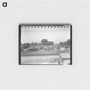 アートメモ帳-Migrant winter camp on outskirts of Sacramento, California - ドロテア ラング Memo.