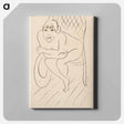 アートパネル-Nude Seated in a Rocking Chair
 - イェール大学アートギャラリー Canvas.