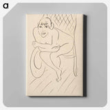 アートパネル-Nude Seated in a Rocking Chair
 - イェール大学アートギャラリー Canvas.