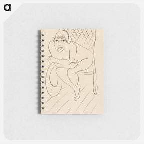 アートメモ帳-Nude Seated in a Rocking Chair
 - イェール大学アートギャラリー Memo.